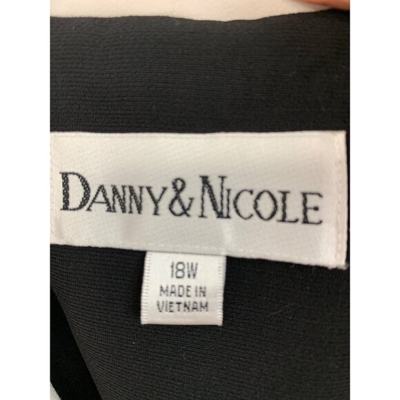 Danny & Nicole Womens Black Suit Seperate Jacket Size 18W Plus EUC 8835 - Picture 4 of 8